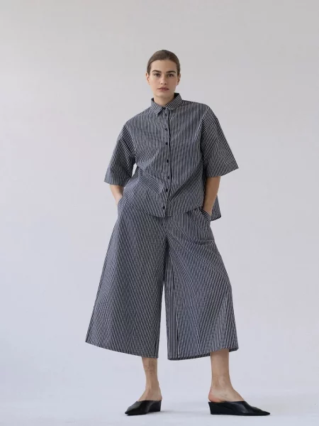 Muuv. Muuv pantaloni culottes pentru femei negru
