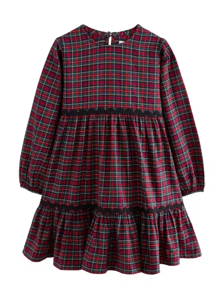 Next Rochie verde închis / roșu intens / negru alb