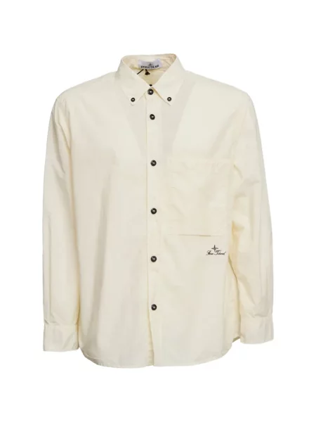 Cămașă Stone Island din țesătură twill cu strasuri