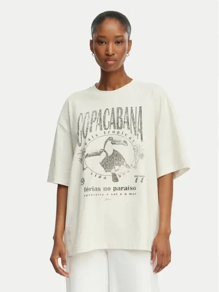 BOSS Tricou Crem