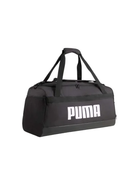 PUMA Športová taška Challenger / biela čierna