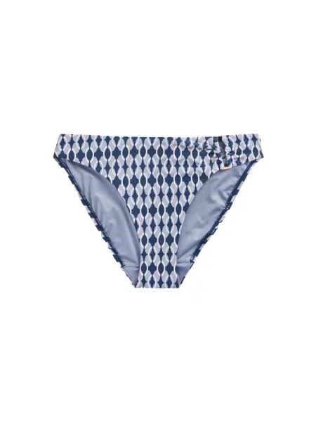 Next Slip costum de baie albastru marin / albastru deschis alb