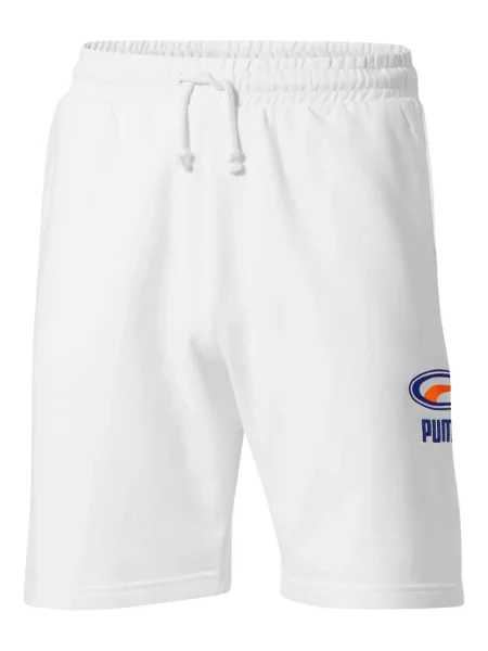 Pantaloni scurți Puma cu autograf alb