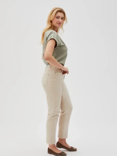 Pantaloni Marisse alb