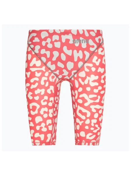 Мъжки плувни шорти тип клин arena Powerskin ST Next LE Jammer leopard skin geranium розово