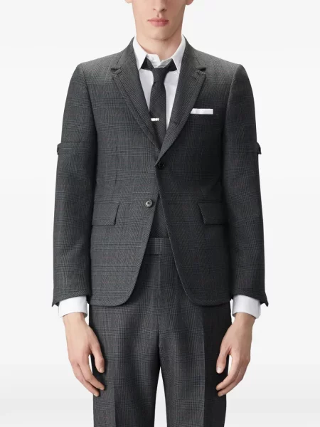 Vilnonis pledas kostiumas Thom Browne pilka