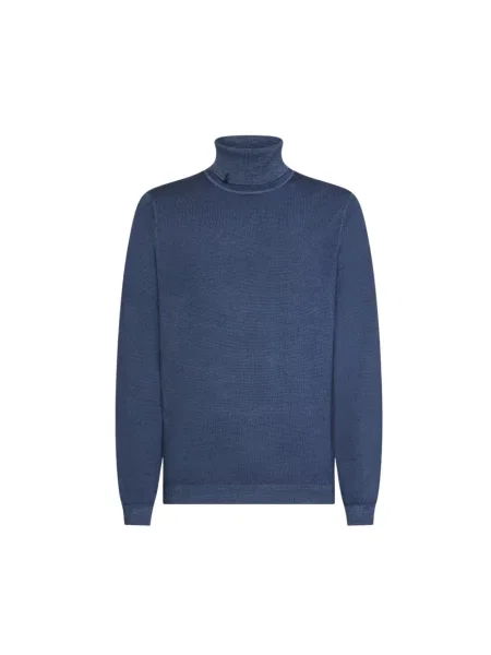 Sweter Sun68 retro niebieski