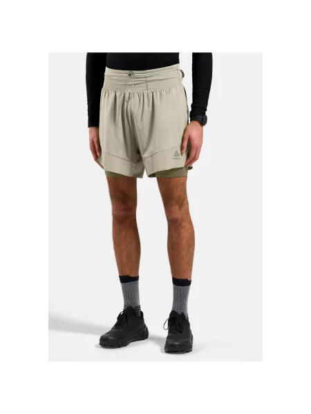 Spodenki Odlo short X-ALP TRAIL 5 INCH szare