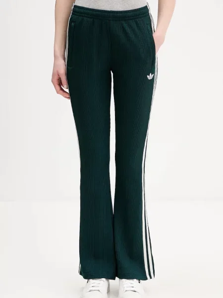 Спортивні штани adidas Originals Waffle з аплікацією зелений