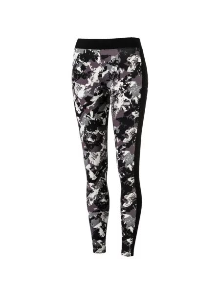 Leggings Puma cu imagine negru