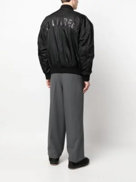 Kurtka bomber Dsquared2 z logo czarny