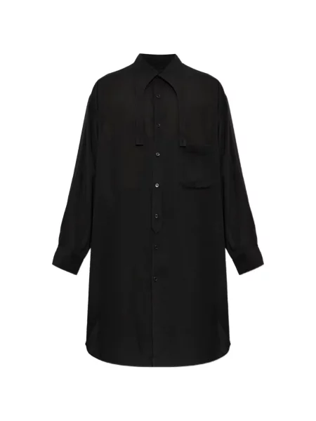 Lung cămașă Yohji Yamamoto negru