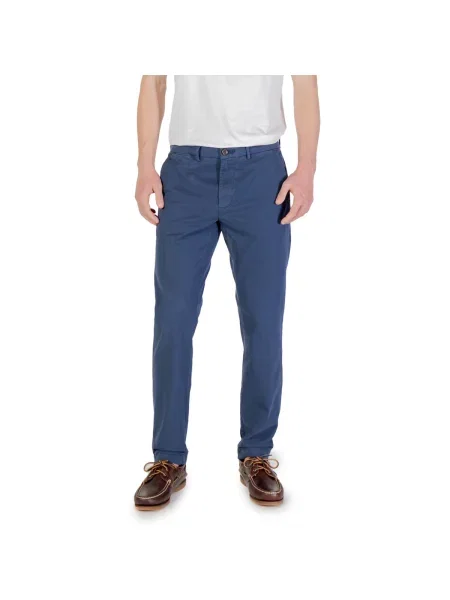 Hlače Borghese plava