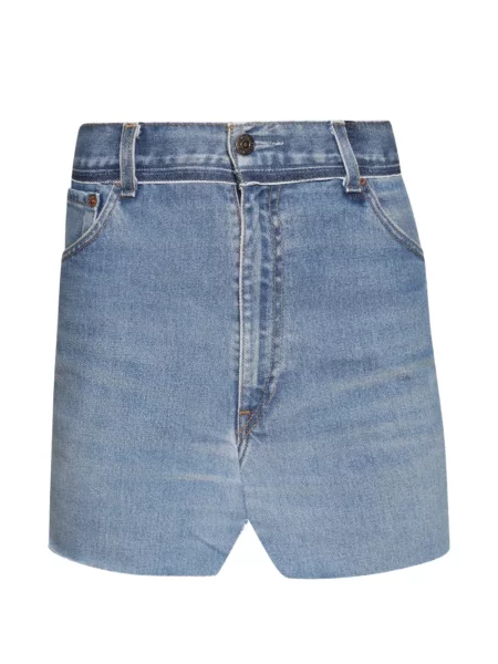 Fustă din denim Vetements albastru