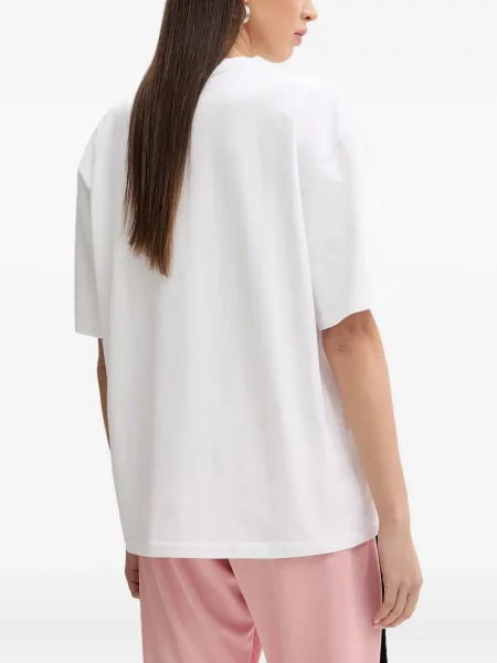 Tricou Fiorucci cu imagine alb