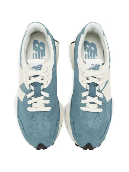 Sneakerși New Balance 327 din piele de căprioară alergare cu broderie alb