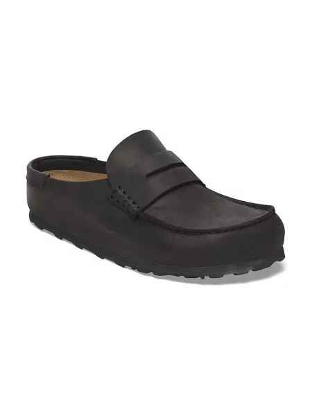 Шкіряні кросівки Birkenstock чорні