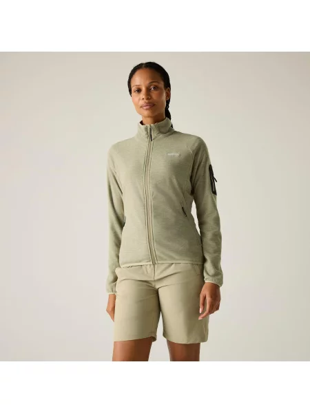 Bluza polarowa Rivendell z zamkiem błyskawicznym biała