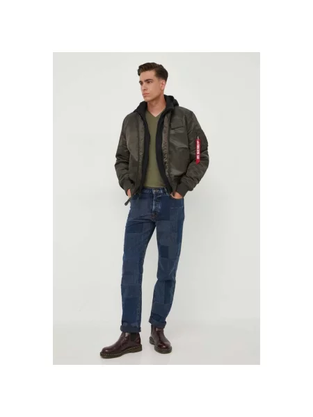 Kurtka bomber Alpha Industries zielony