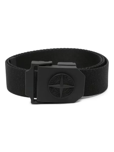 Curea Stone Island cu strasuri negru