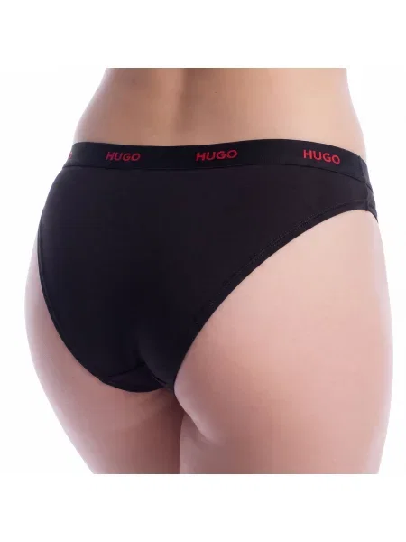 HUGO Chiloți slipi HUGO ID negru