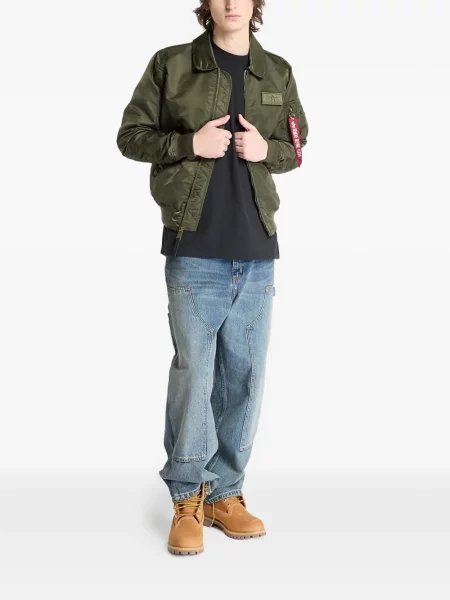 Geacă bomber Alpha Industries verde