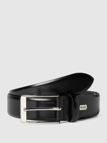 Pasek z naturalnej skóry Lloyd Men's Belts czarny