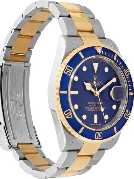 Неръждаема стомана часовници Rolex синьо