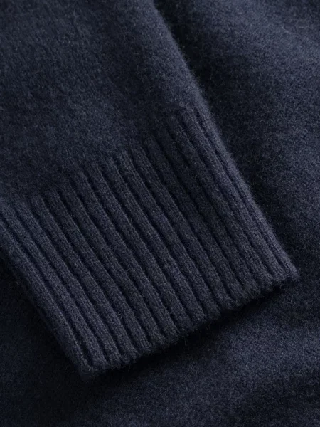 Pulover Norse Projects cu decolteu rotund albastru