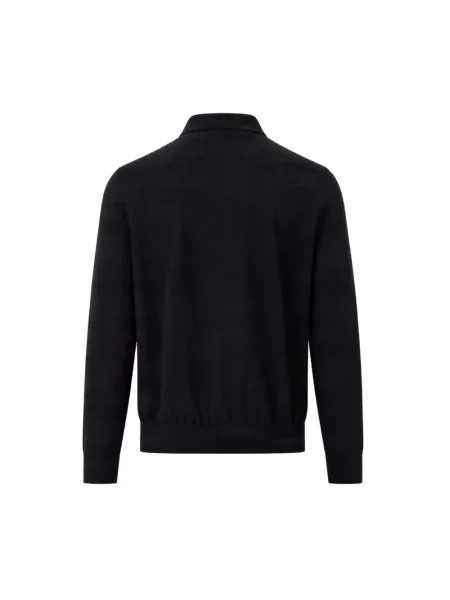Sweter Boss wełniany czarny