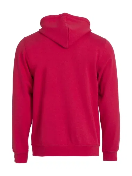Clique Basic Hoody Full Zip Bluza z kapturem na – red czerwona