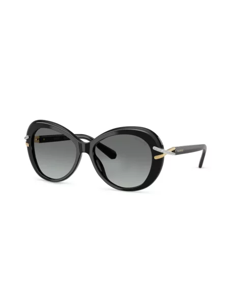 Ochelari de soare Swarovski de cristal negru