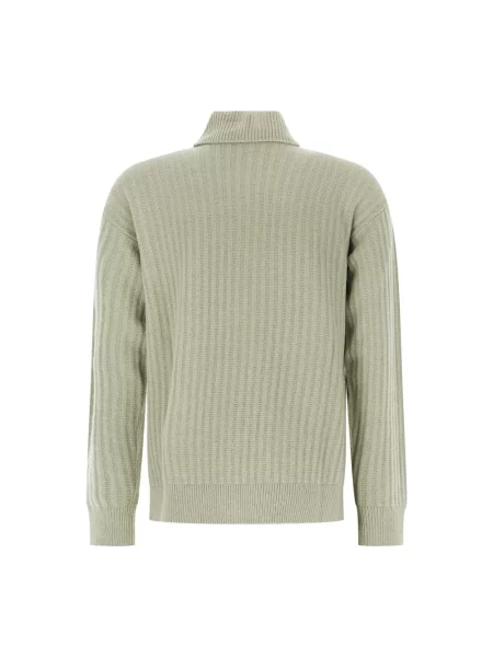 Sweter z golfem Alpha Studio do golfa zielony