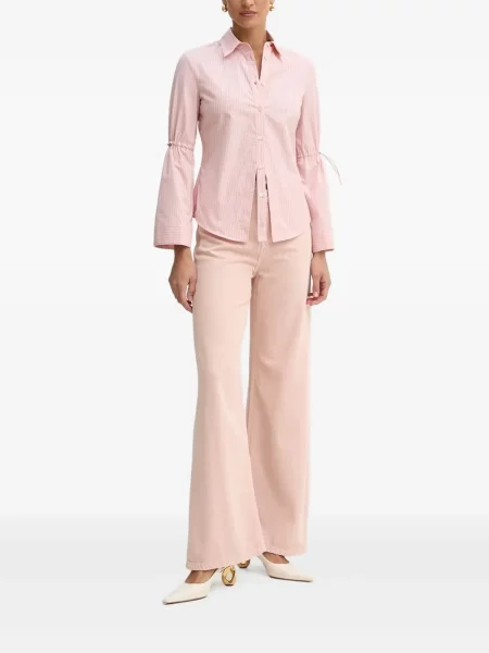 Дънки Guess с автограф розово