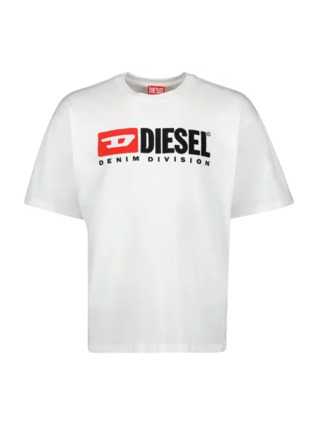 Koszulka Diesel z logo biała