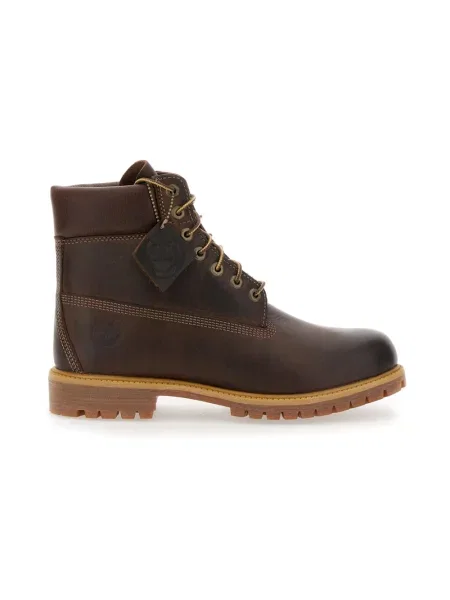Botki Timberland skórzane wodoszczelne brązowe