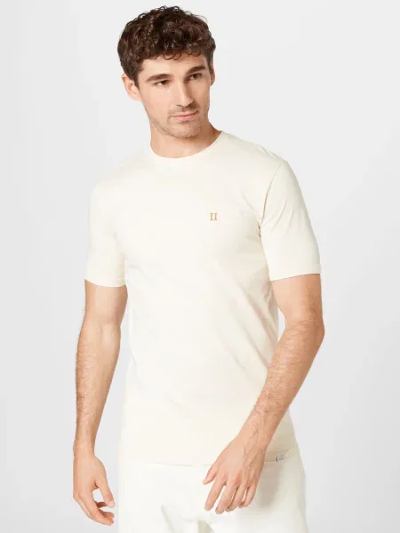 Les Deux Tricou Nørregaard crem portocaliu