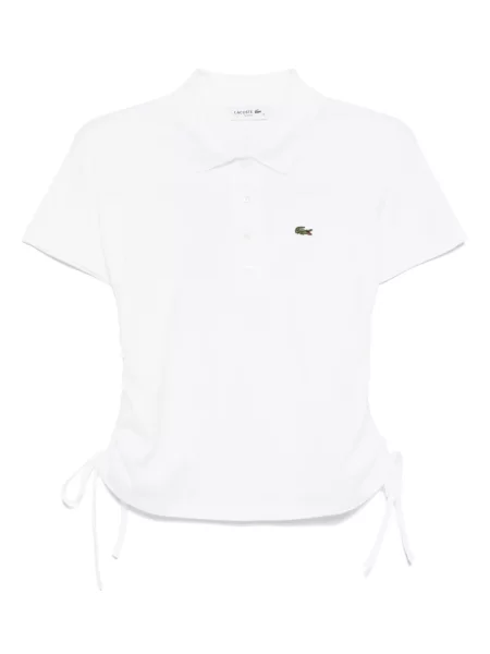Polo Lacoste alb