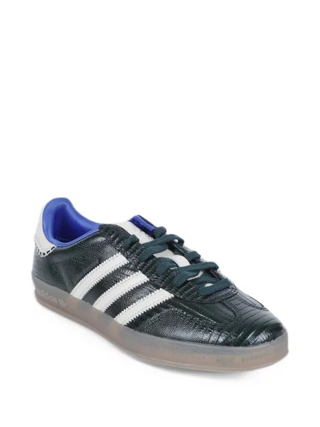 Кожени маратонки Adidas Gazelle зелено