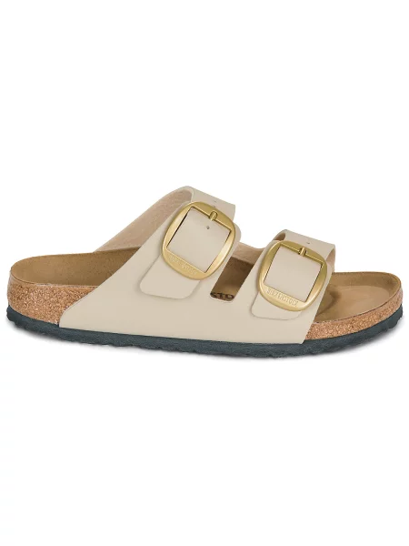 Pantofi Birkenstock cu cataramă bej