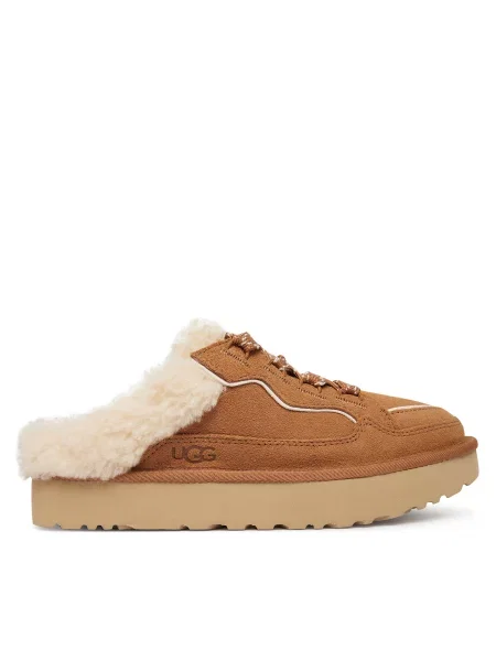 Škornji za sneg Ugg W Lowmel Mule Svetlo rjava