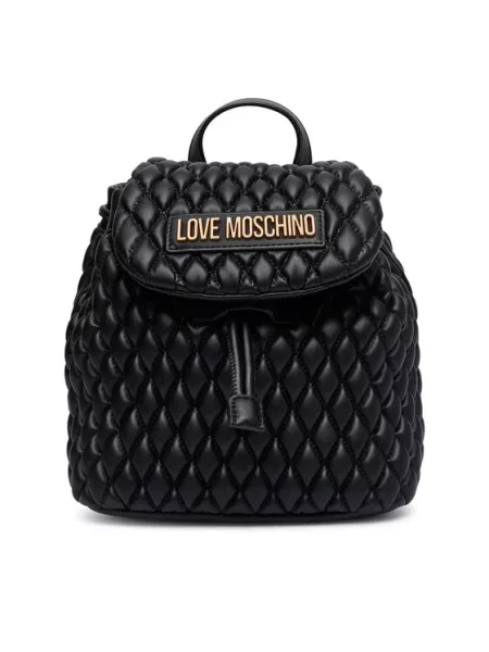 Love Moschino ruksak dámsky z imitácie kože čierna