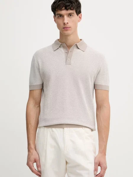 Guess Polo majica LAKE bež