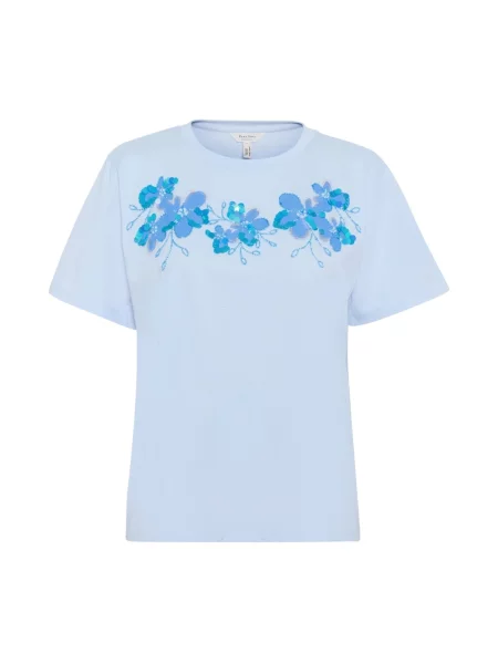 Koszulka Part Two z cekinami biała