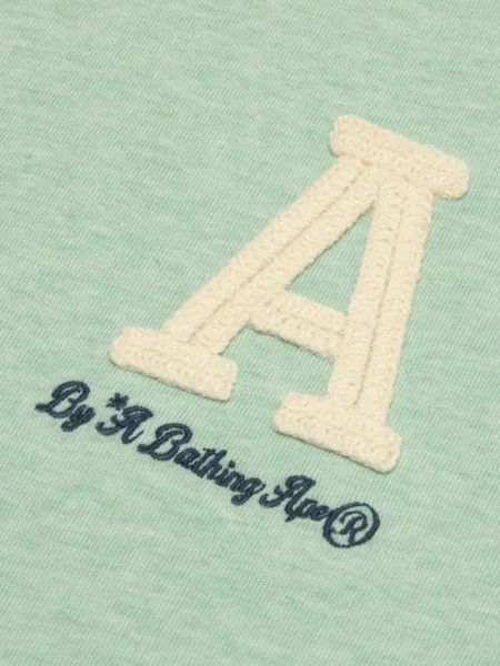 Tricou Aape By A Bathing Ape cu broderie verde