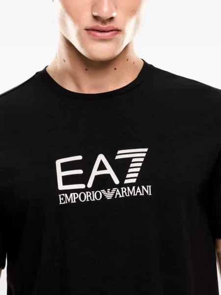 Μπλούζα Ea7 Emporio Armani με σχέδιο μαύρο