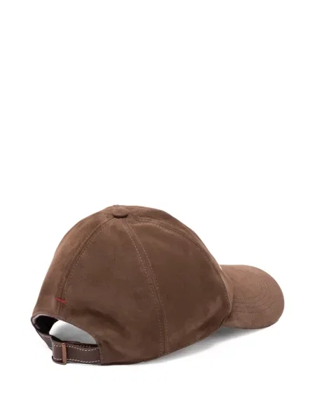 Șapcă Brunello Cucinelli cu broderie maro