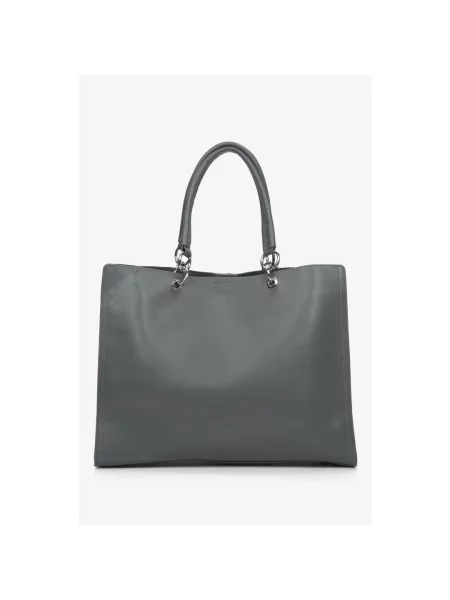 Сумка шкіряна Estro сіра