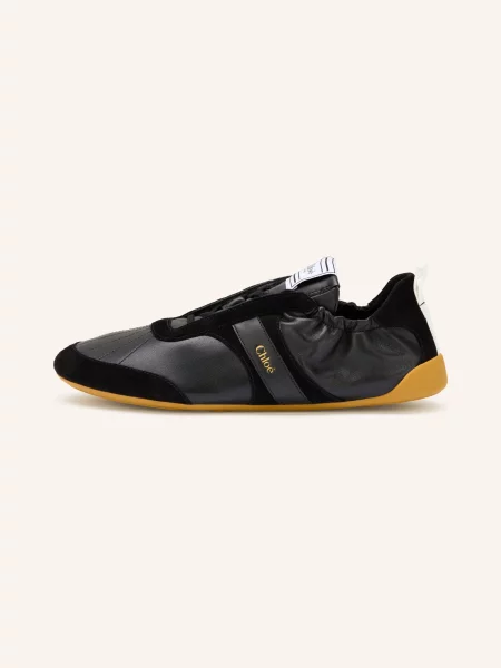 Chloé Sneakersy Chloé Kick schwarz czarne