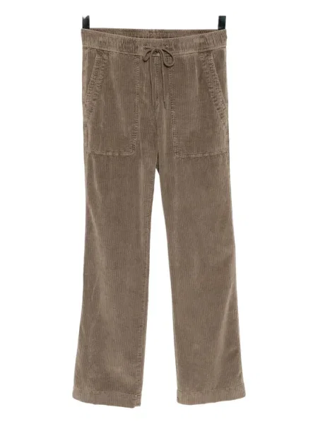 Pantaloni James Perse de catifea cord maro